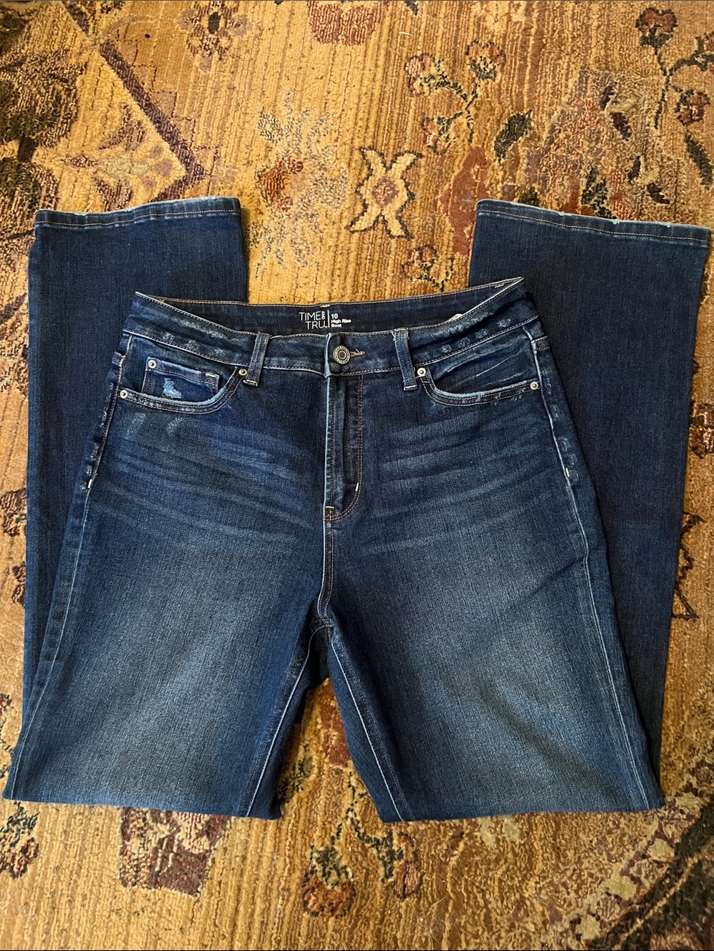Time and Tru Women's Dark Blue Boot Cut Jeans